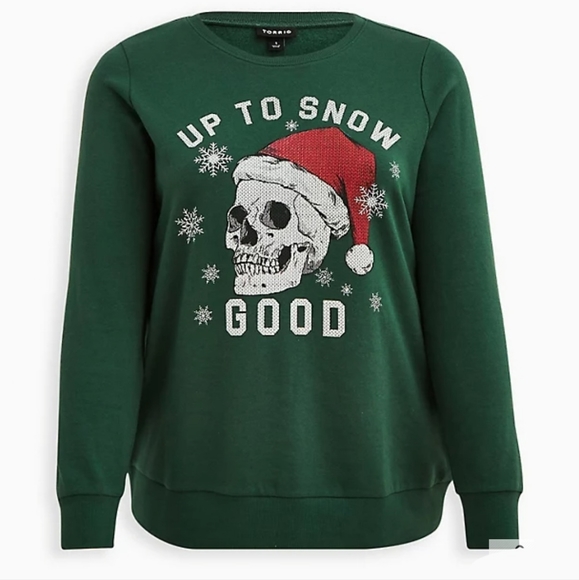 torrid Tops - 🎄Torrid Skull Snow Sweatshirt